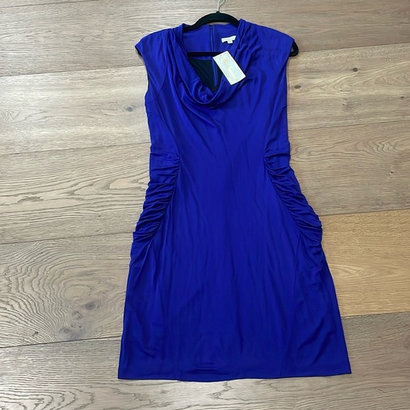 Shoshanna Ruched Dress Size 6 NWT - Picture 2 of 9